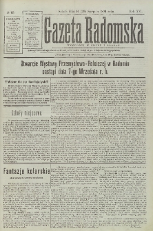 Gazeta Radomska, 1899, R. 16, nr 69