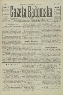 Gazeta Radomska, 1899, R. 16, nr 16