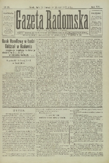 Gazeta Radomska, 1899, R. 16, nr 20