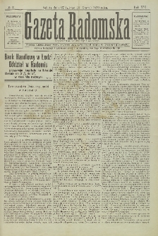 Gazeta Radomska, 1899, R. 16, nr 21
