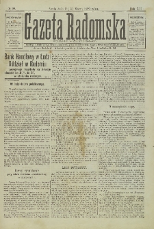 Gazeta Radomska, 1899, R. 16, nr 22