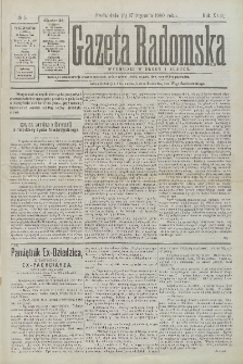 Gazeta Radomska, 1900, R. 17, nr 5
