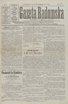 Gazeta Radomska, 1900, R. 17, nr 6
