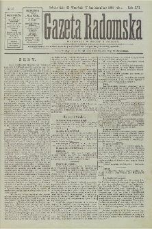 Gazeta Radomska, 1899, R. 16, nr 81