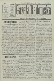 Gazeta Radomska, 1900, R. 17, nr 9