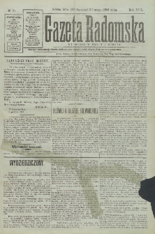 Gazeta Radomska, 1900, R. 17, nr 10