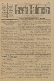 Gazeta Radomska, 1900, R. 17, nr 12