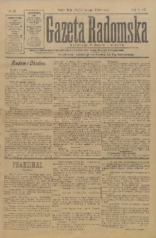 Gazeta Radomska, 1900, R. 17, nr 13