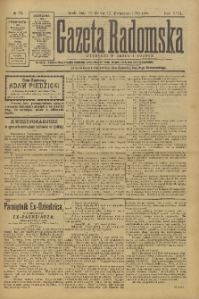 Gazeta Radomska, 1900, R. 17, nr 29