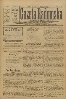 Gazeta Radomska, 1900, R. 17, nr 30
