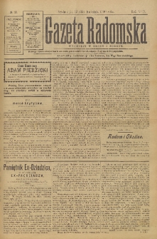 Gazeta Radomska, 1900, R. 17, nr 33
