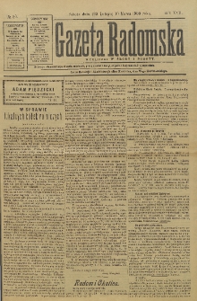 Gazeta Radomska, 1900, R. 17, nr 20