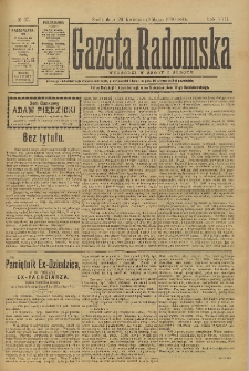 Gazeta Radomska, 1900, R. 17, nr 37