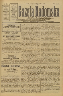 Gazeta Radomska, 1900, R. 17, nr 40