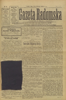Gazeta Radomska, 1900, R. 17, nr 41