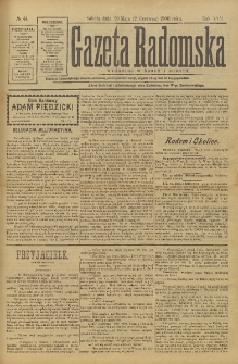 Gazeta Radomska, 1900, R. 17, nr 44