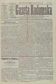 Gazeta Radomska, 1899, R. 16, nr 99