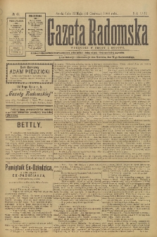 Gazeta Radomska, 1900, R. 17, nr 47
