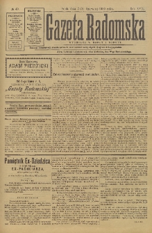 Gazeta Radomska, 1900, R. 17, nr 49