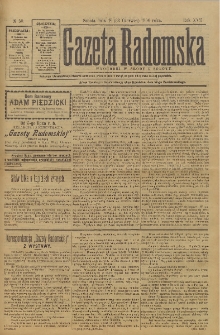 Gazeta Radomska, 1900, R. 17, nr 50