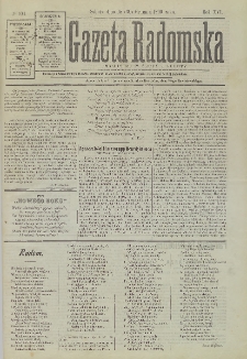Gazeta Radomska, 1899, R. 16, nr 104
