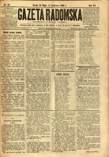 Gazeta Radomska, 1890, R. 7, nr 45