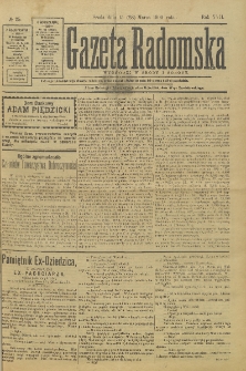 Gazeta Radomska, 1900, R. 17, nr 25