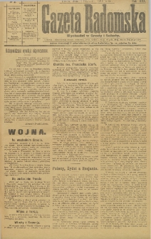 Gazeta Radomska, 1915, R. 30, nr 2