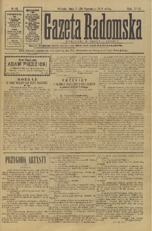 Gazeta Radomska, 1900, R. 17, nr 66