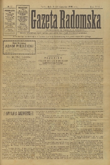 Gazeta Radomska, 1900, R. 17, nr 67