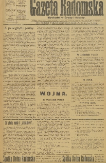 Gazeta Radomska, 1915, R. 30, nr 7