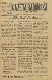 Gazeta Radomska, 1915, R. 30, nr 12