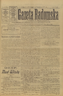 Gazeta Radomska, 1900, R. 17, nr 72