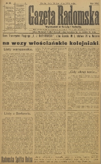Gazeta Radomska, 1915, R. 30, nr 33