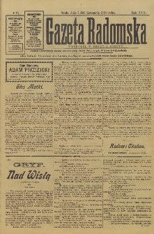 Gazeta Radomska, 1900, R. 17, nr 91