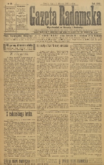 Gazeta Radomska, 1915, R. 30, nr 18