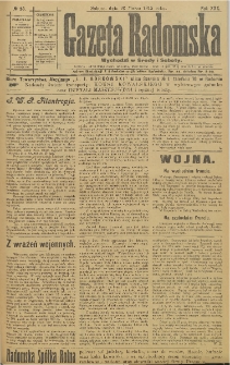 Gazeta Radomska, 1915, R. 30, nr 23