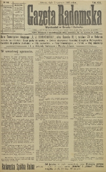 Gazeta Radomska, 1915, R. 30, nr 44