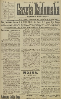 Gazeta Radomska, 1915, R. 30, nr 46