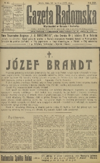 Gazeta Radomska, 1915, R. 30, nr 47