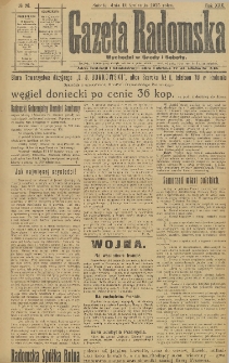 Gazeta Radomska, 1915, R. 30, nr 28