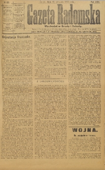 Gazeta Radomska, 1915, R. 30, nr 63