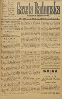 Gazeta Radomska, 1915, R. 30, nr 64