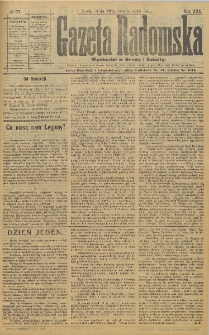 Gazeta Radomska, 1915, R. 30, nr 77