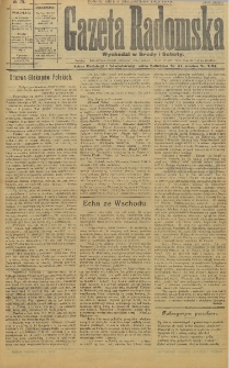Gazeta Radomska, 1915, R. 30, nr 78