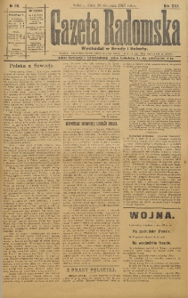 Gazeta Radomska, 1915, R. 30, nr 68