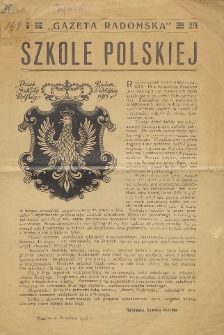Gazeta Radomska Szkole Polskiej