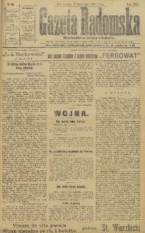 Gazeta Radomska, 1915, R. 30, nr 91