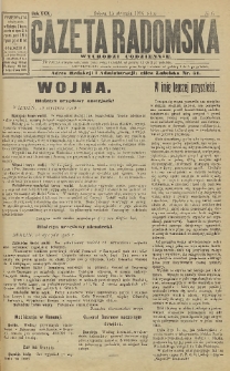Gazeta Radomska, 1916, R. 31, nr 6