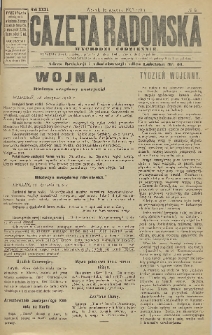 Gazeta Radomska, 1916, R. 31, nr 8